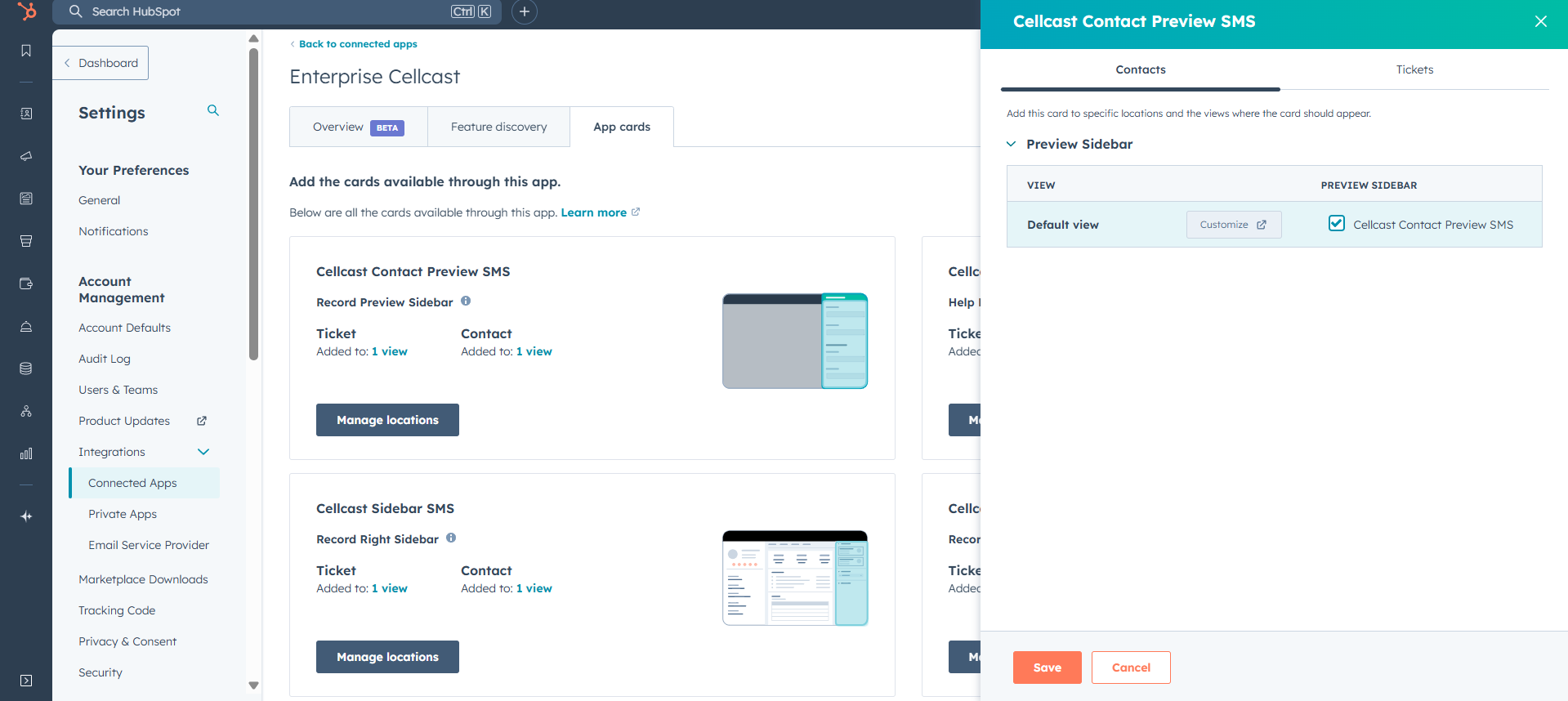 Send SMS Workflow